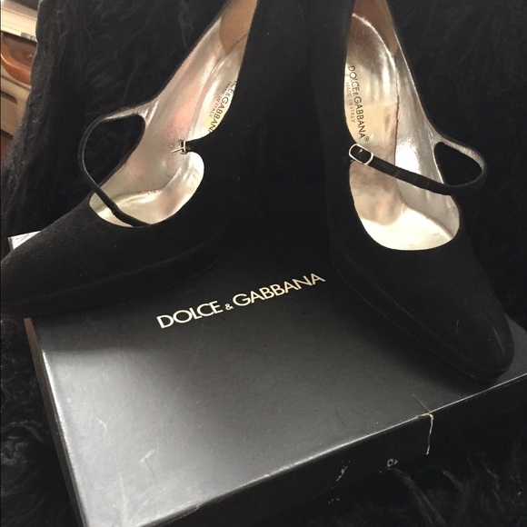 Black suede dolce and gabbana shoes - Picture 3 of 7